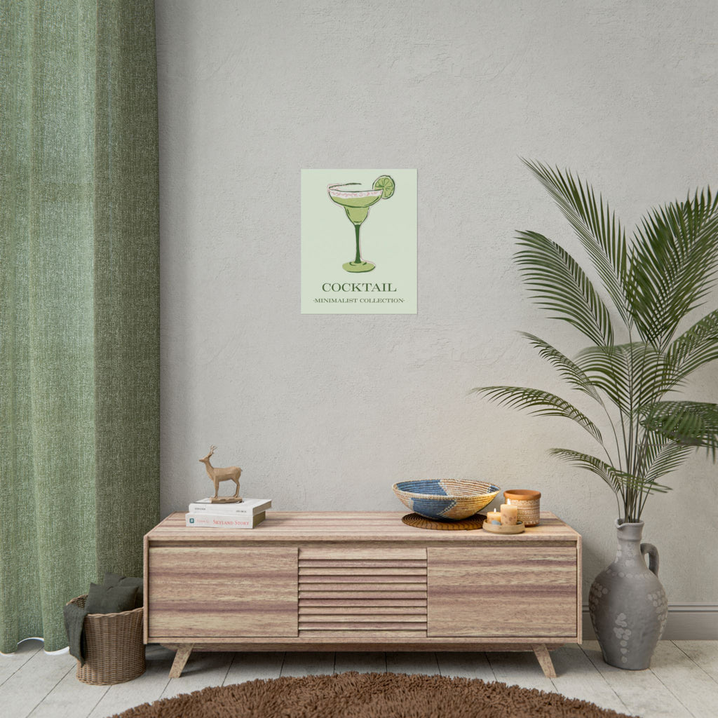 Rolled Posters - Green Cocktail