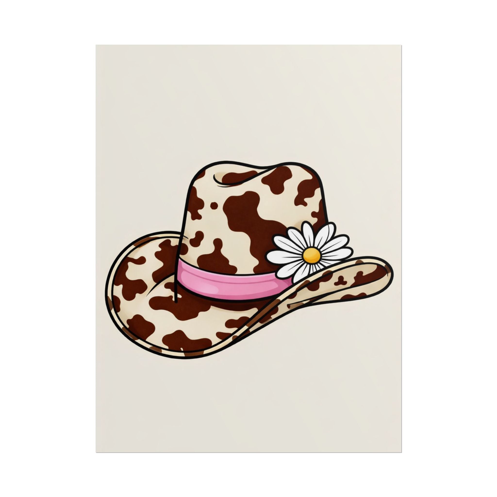 Rolled Poster - Cowgirl Hat
