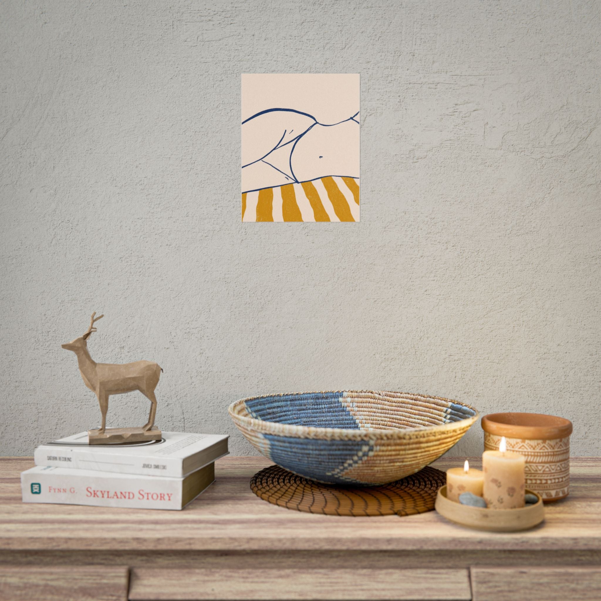 Rolled Poster - Blue Bikini