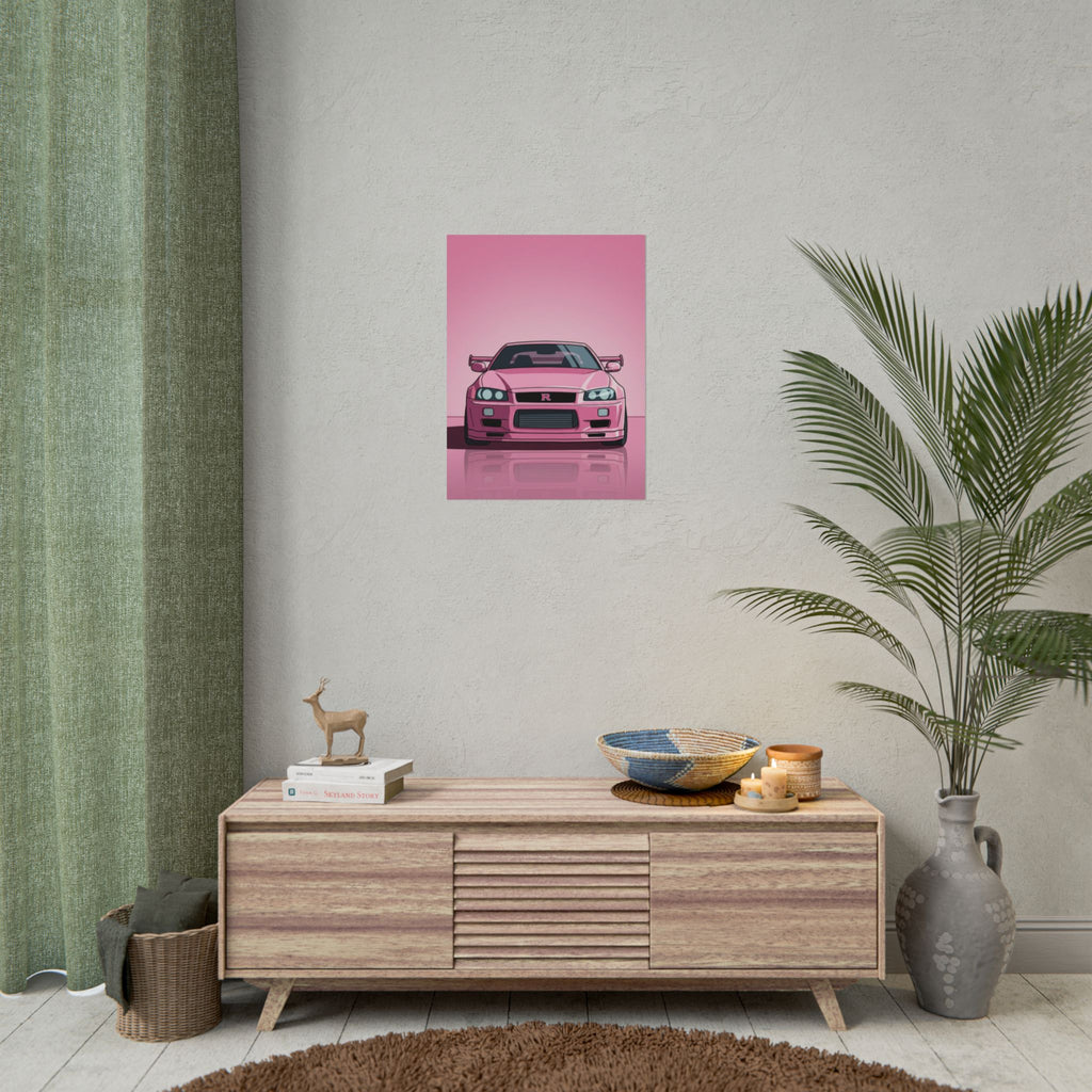 Rolled Poster- Nissan GTR.