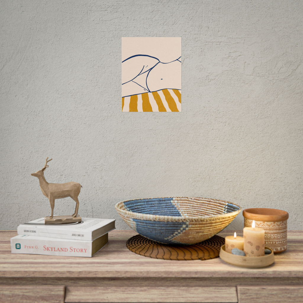 Rolled Poster - Blue Bikini