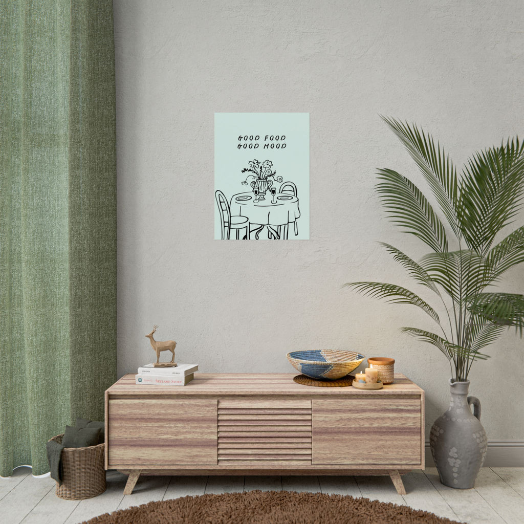 Rolled Poster — Good Food Good Mood