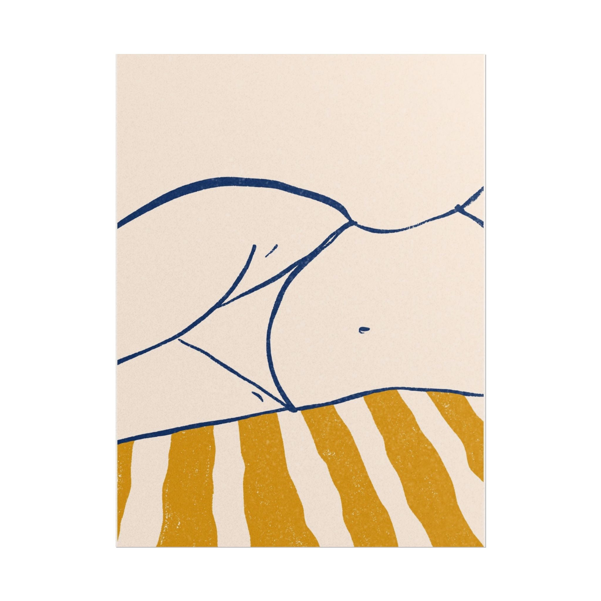 Rolled Poster - Blue Bikini