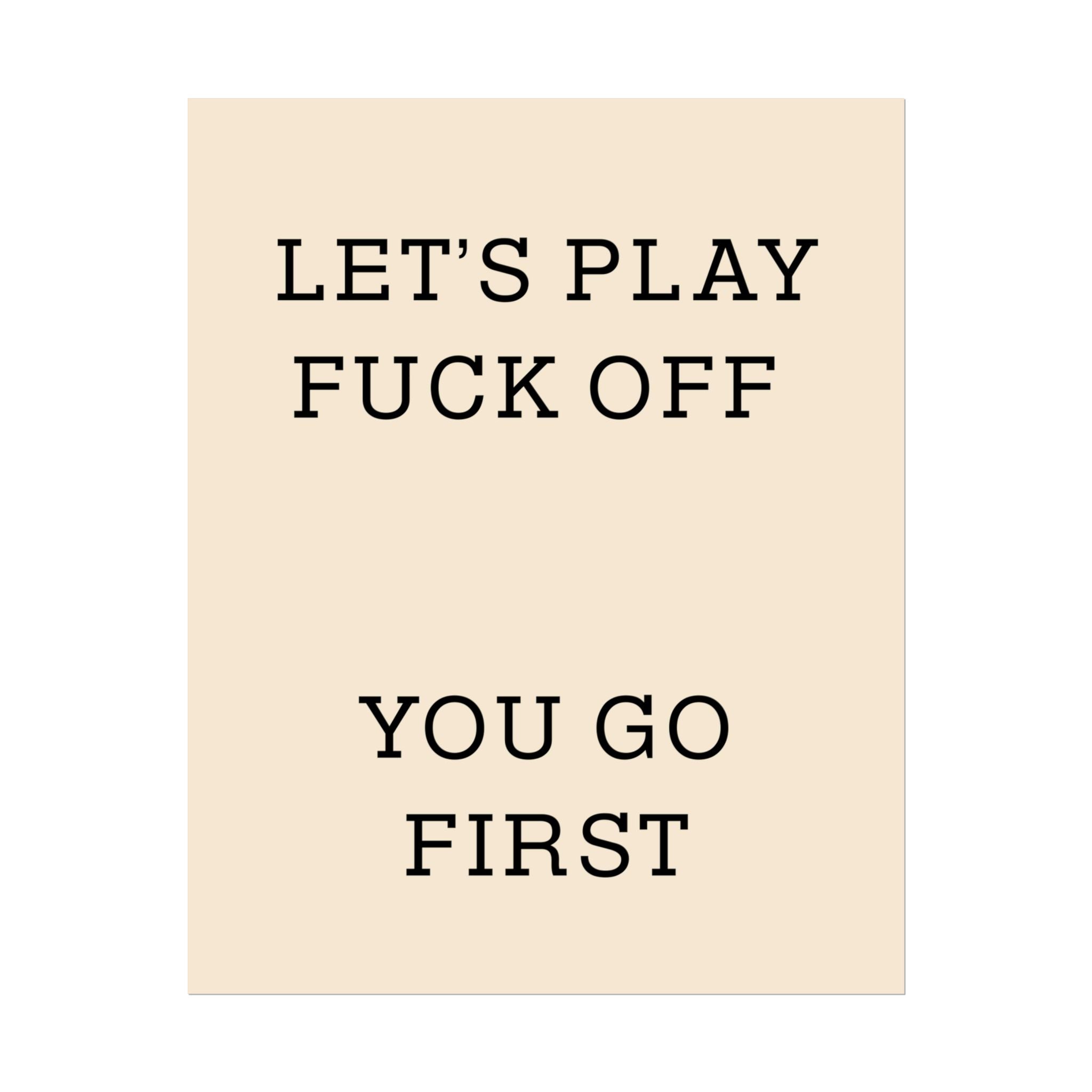 Rolled Posters - Lets Play