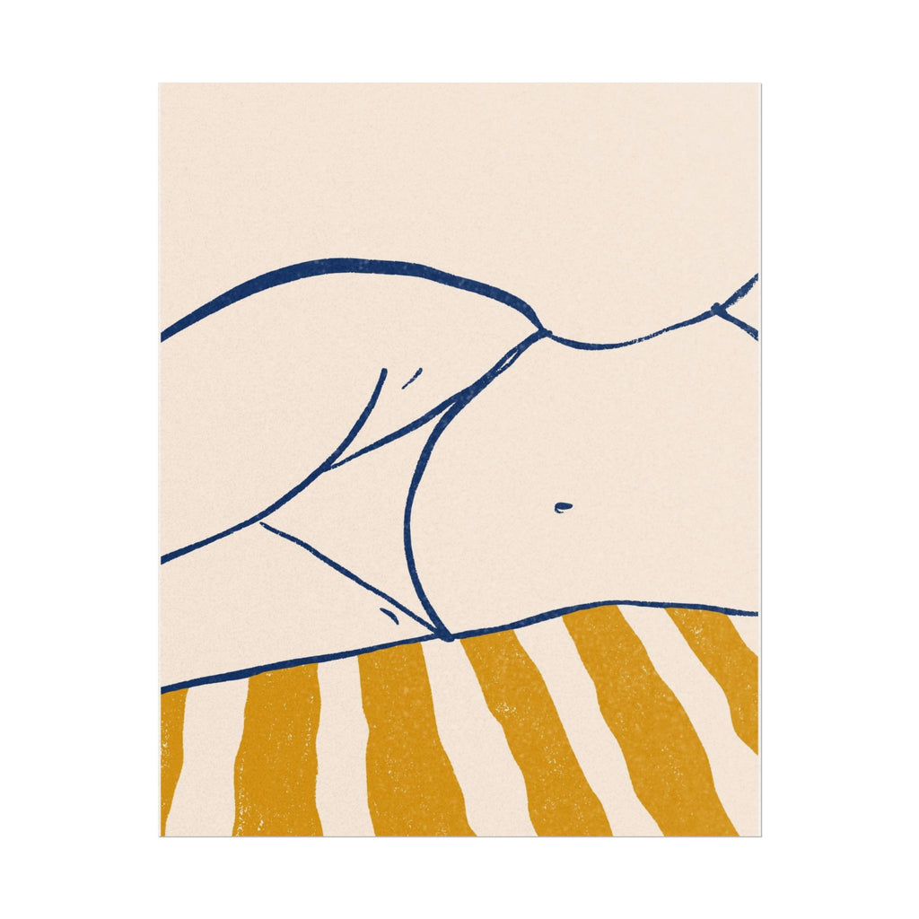 Rolled Poster - Blue Bikini