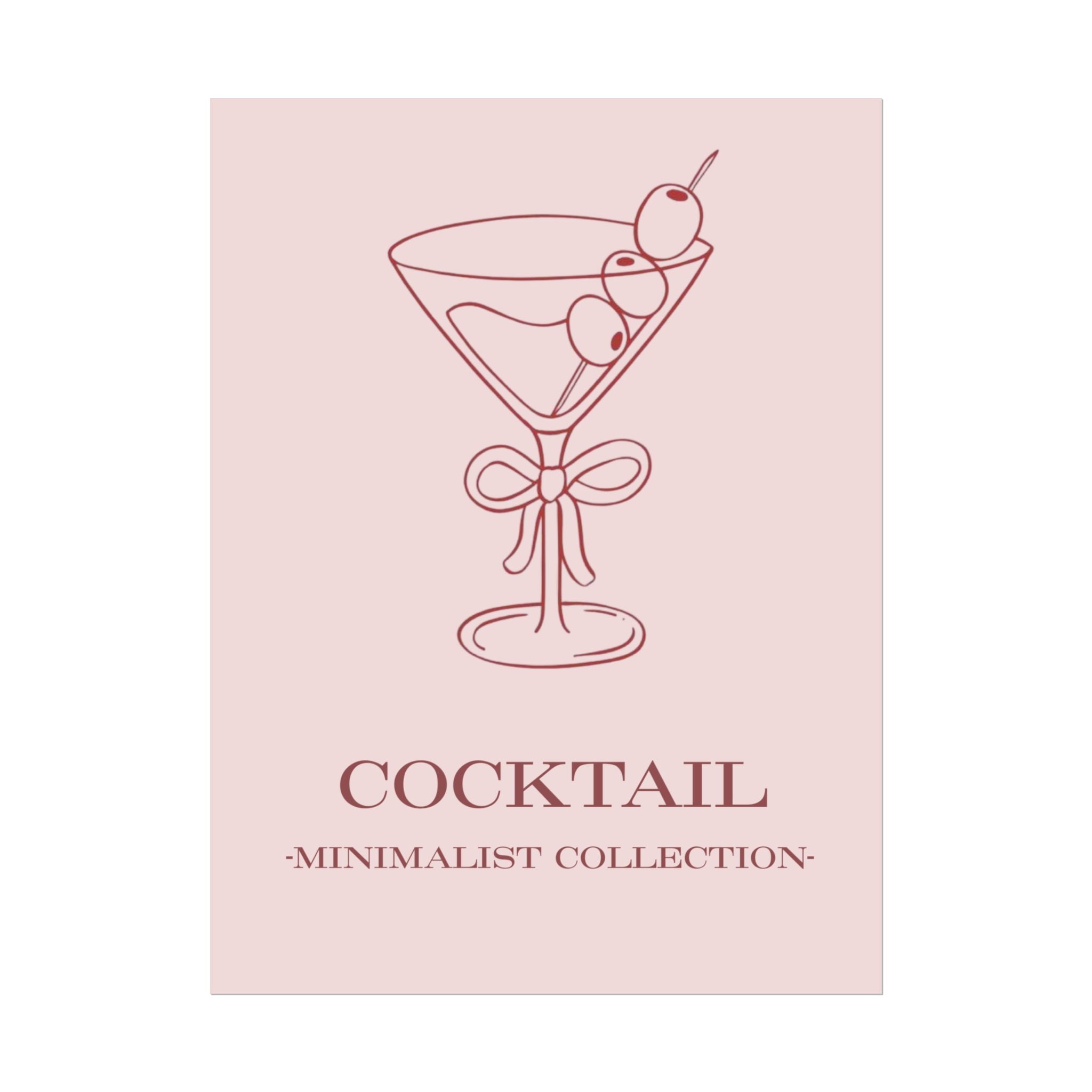 Rolled Posters- Pink Cocktail