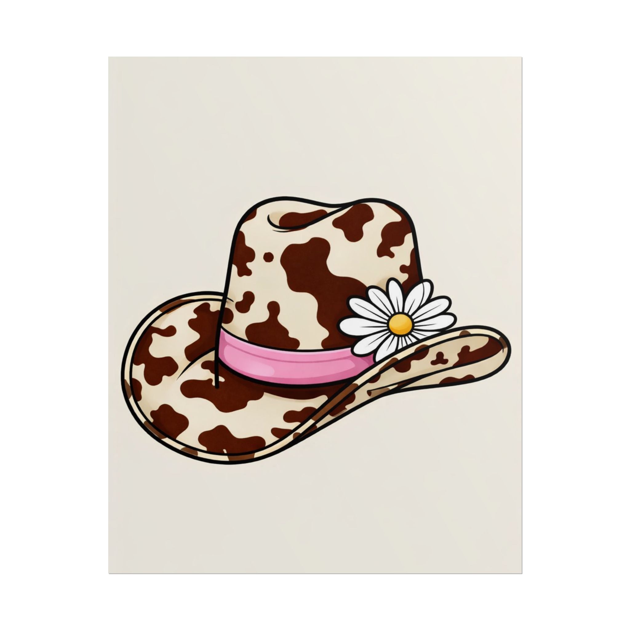Rolled Poster - Cowgirl Hat