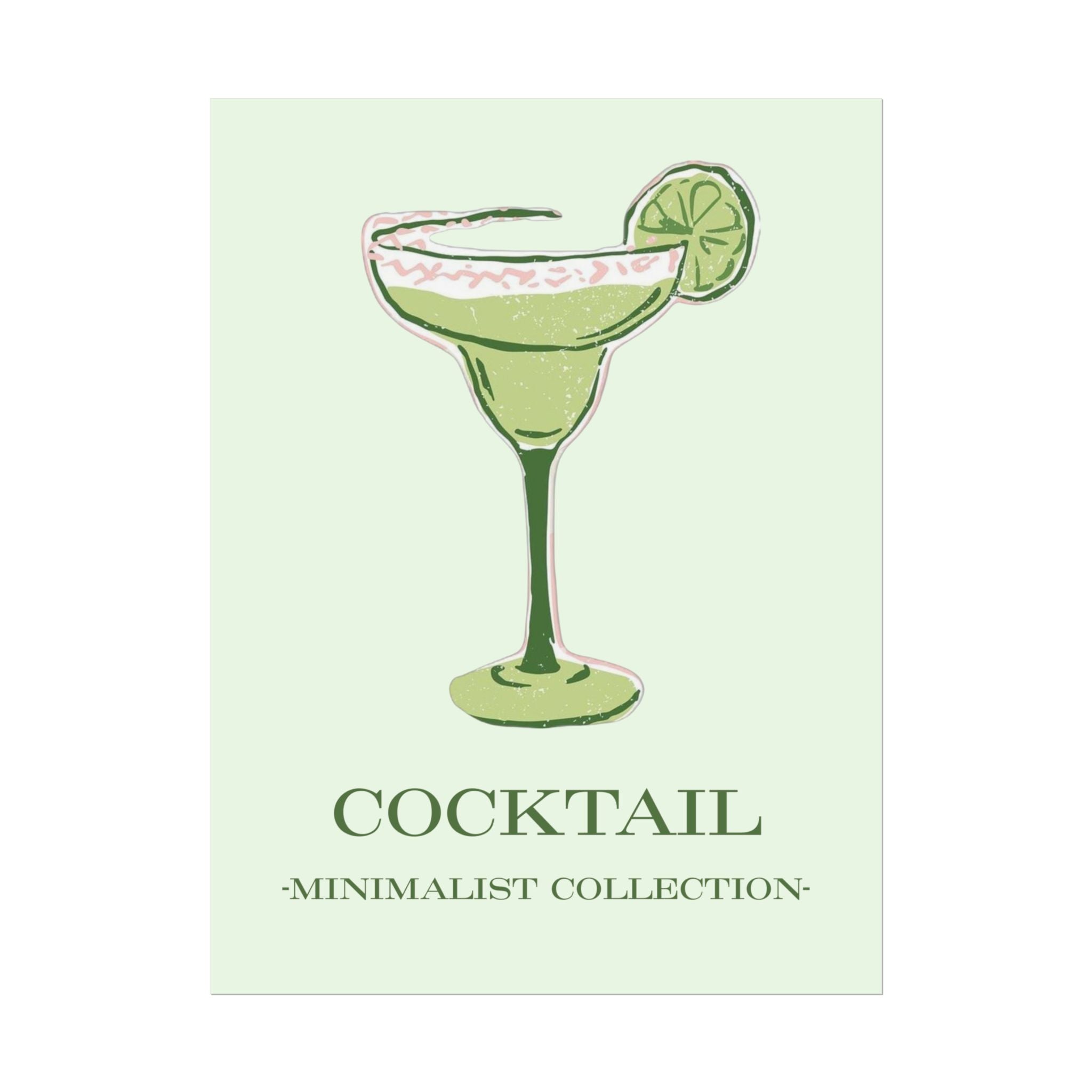 Rolled Posters - Green Cocktail
