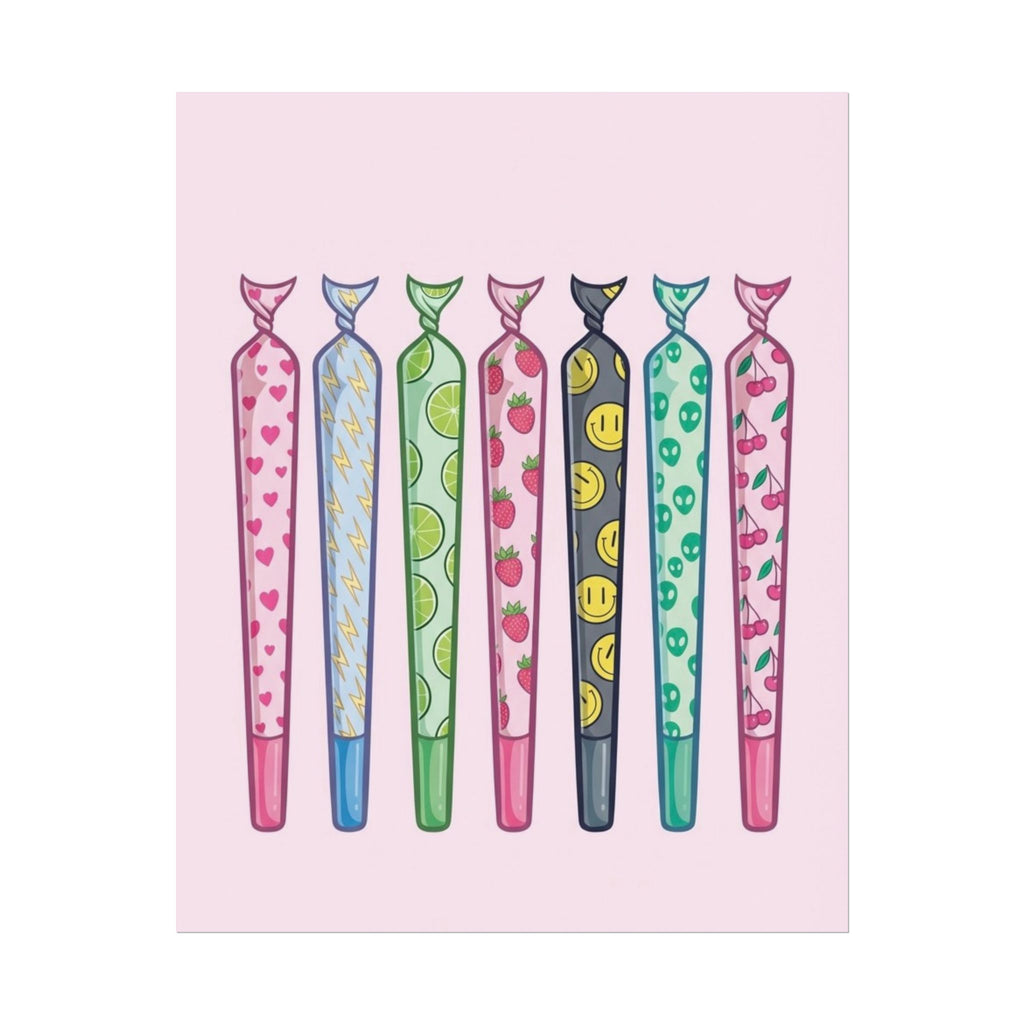 Rolled Posters — Cute Patterned Blunts