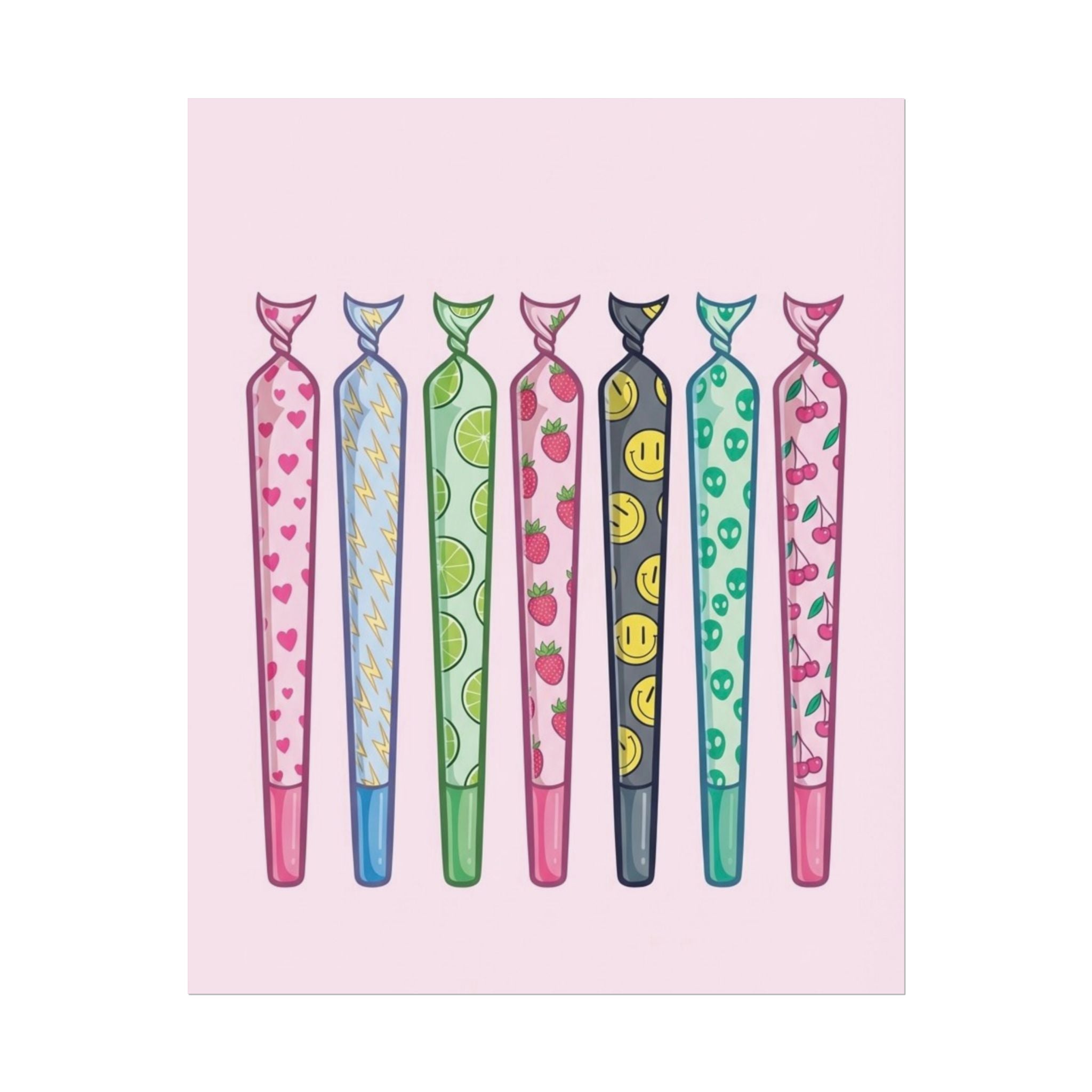 Rolled Posters — Cute Patterned Blunts