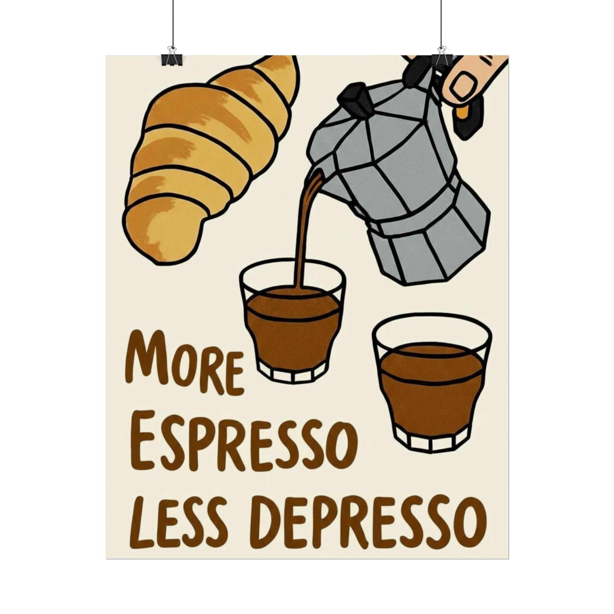 Rolled Poster — More Espresso