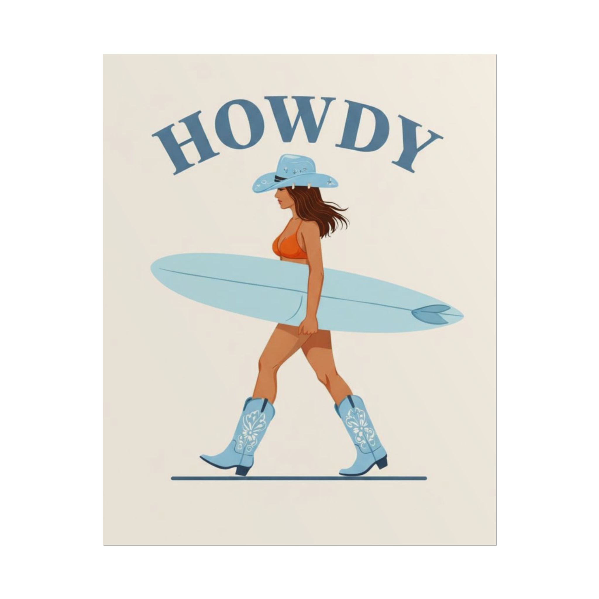 Rolled Poster - Howdy