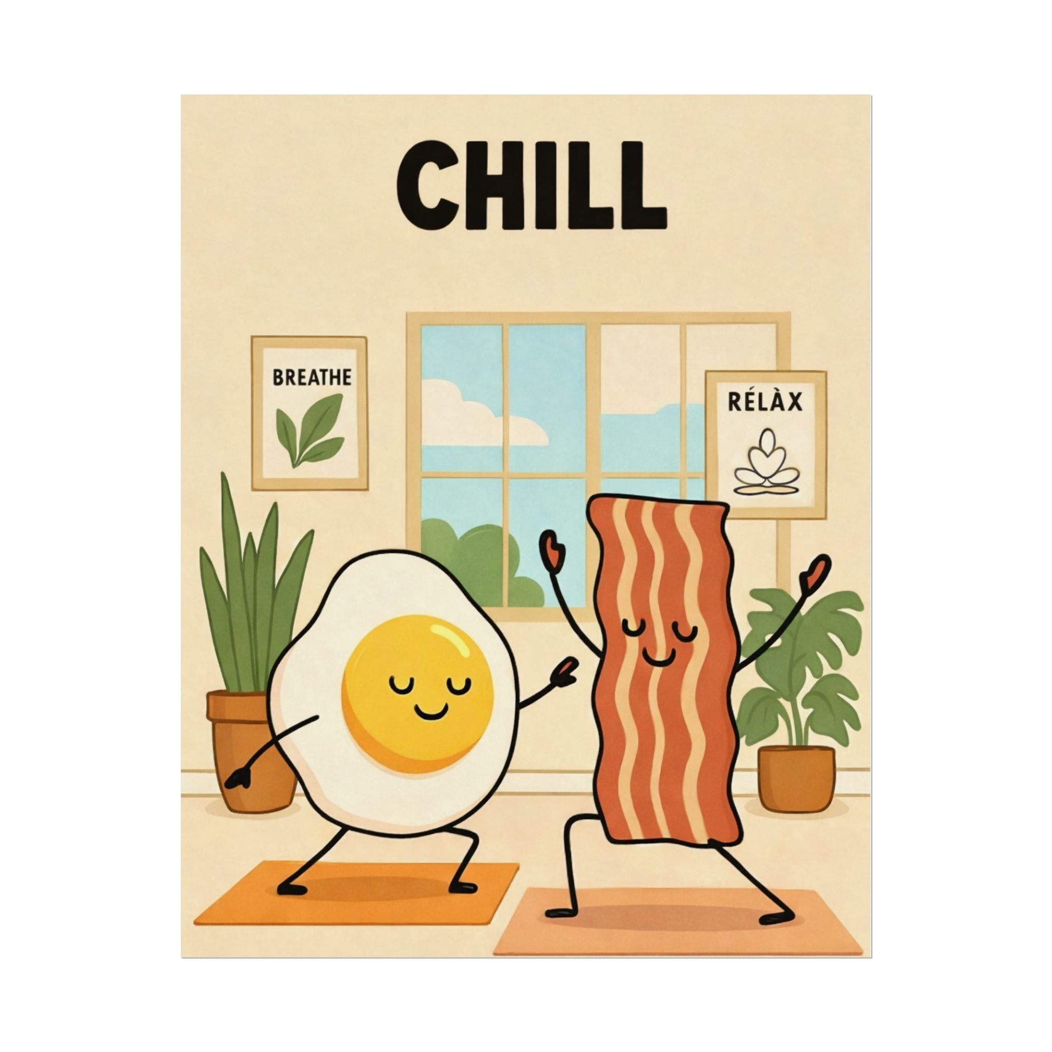 Rolled Poster- Chill Breakfast