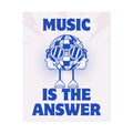 Rolled Poster — Music Is The Answer