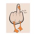 Rolled Poster — Duck you