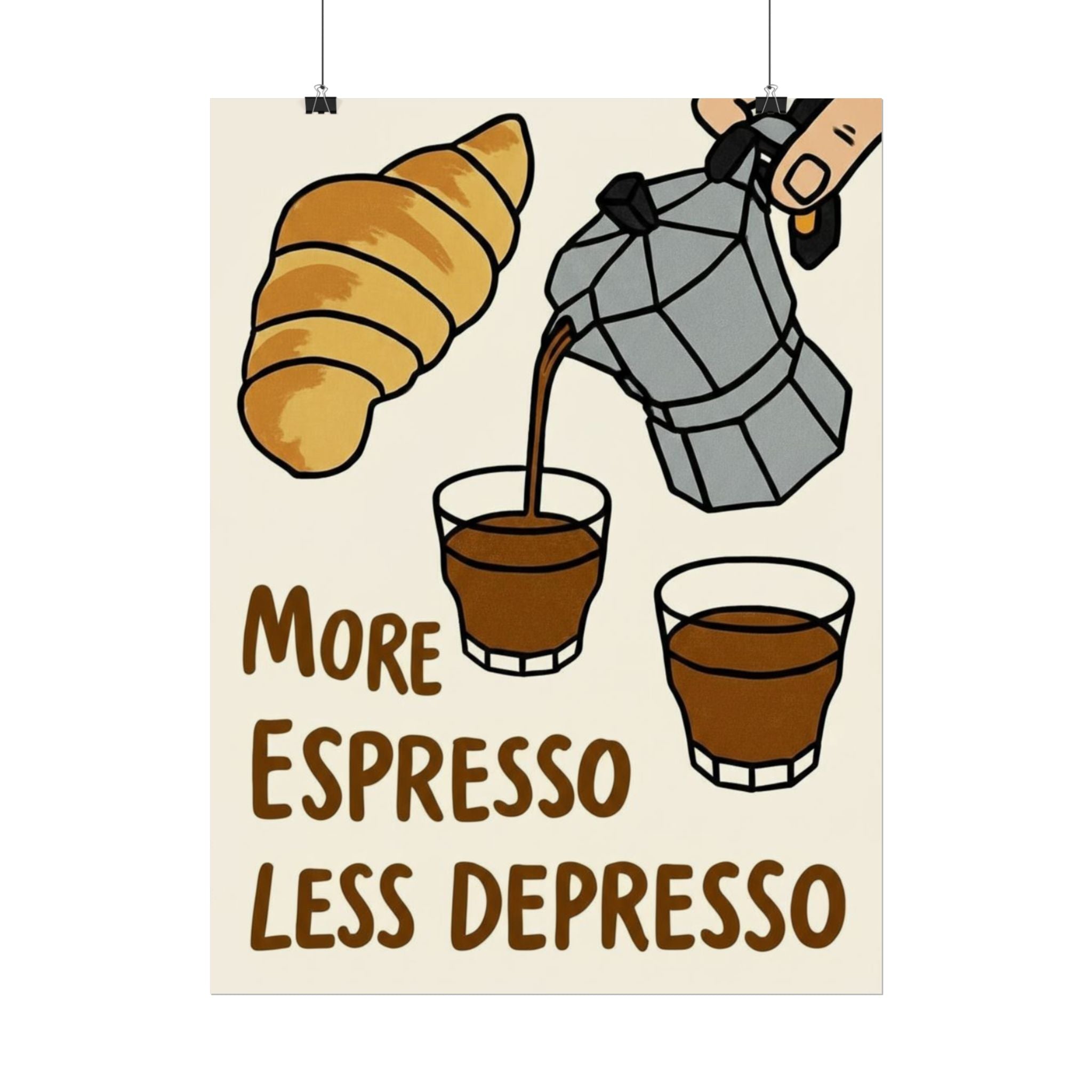 Rolled Poster — More Espresso