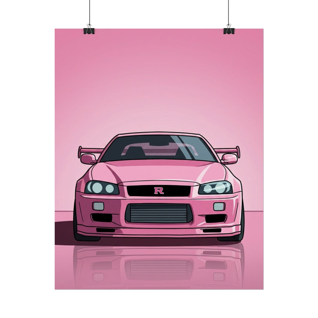 Rolled Poster- Nissan GTR.