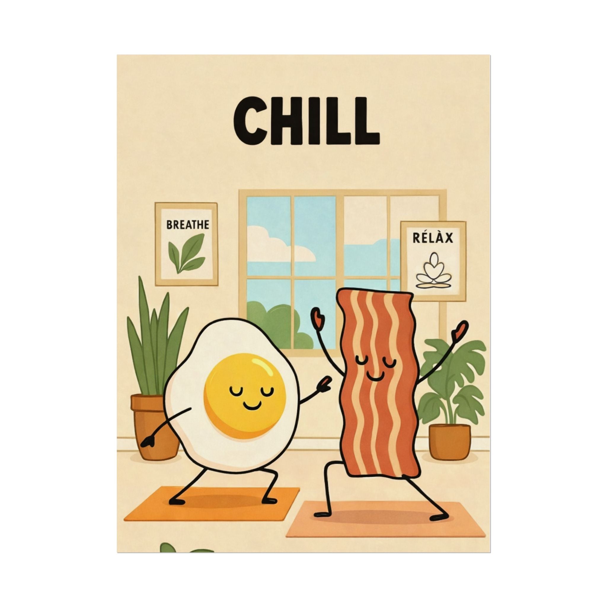 Rolled Poster- Chill Breakfast