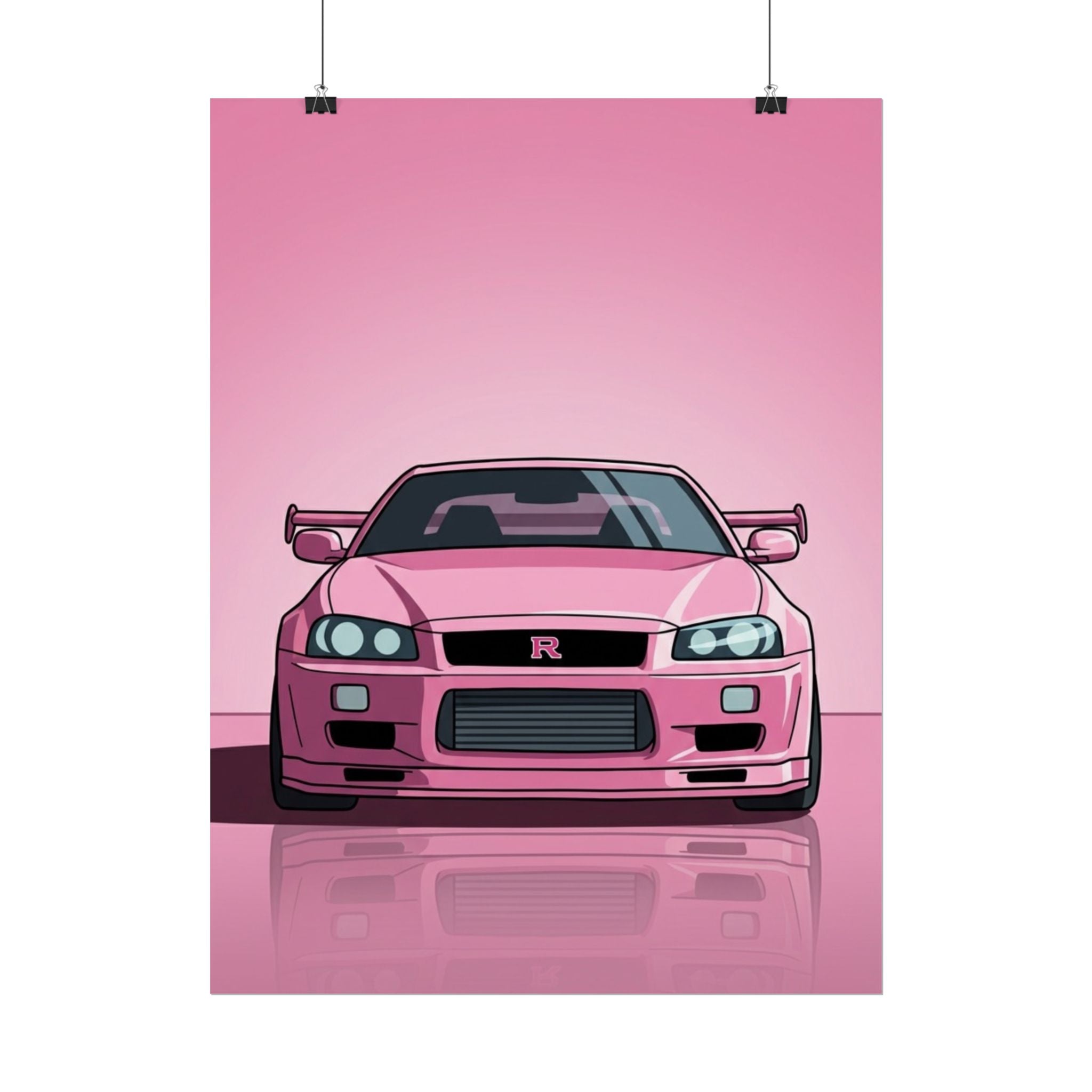 Rolled Poster- Nissan GTR.