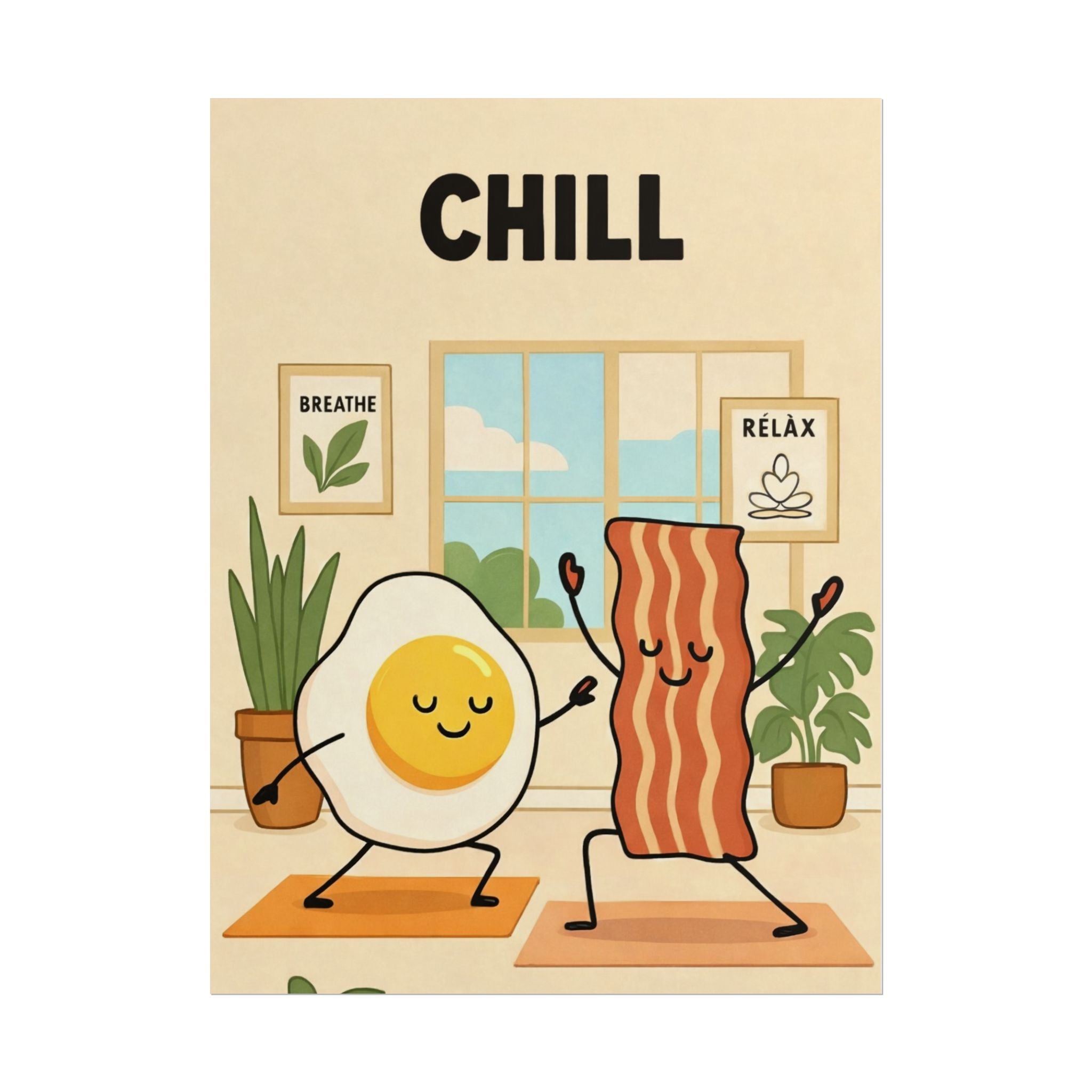 Rolled Poster- Chill Breakfast
