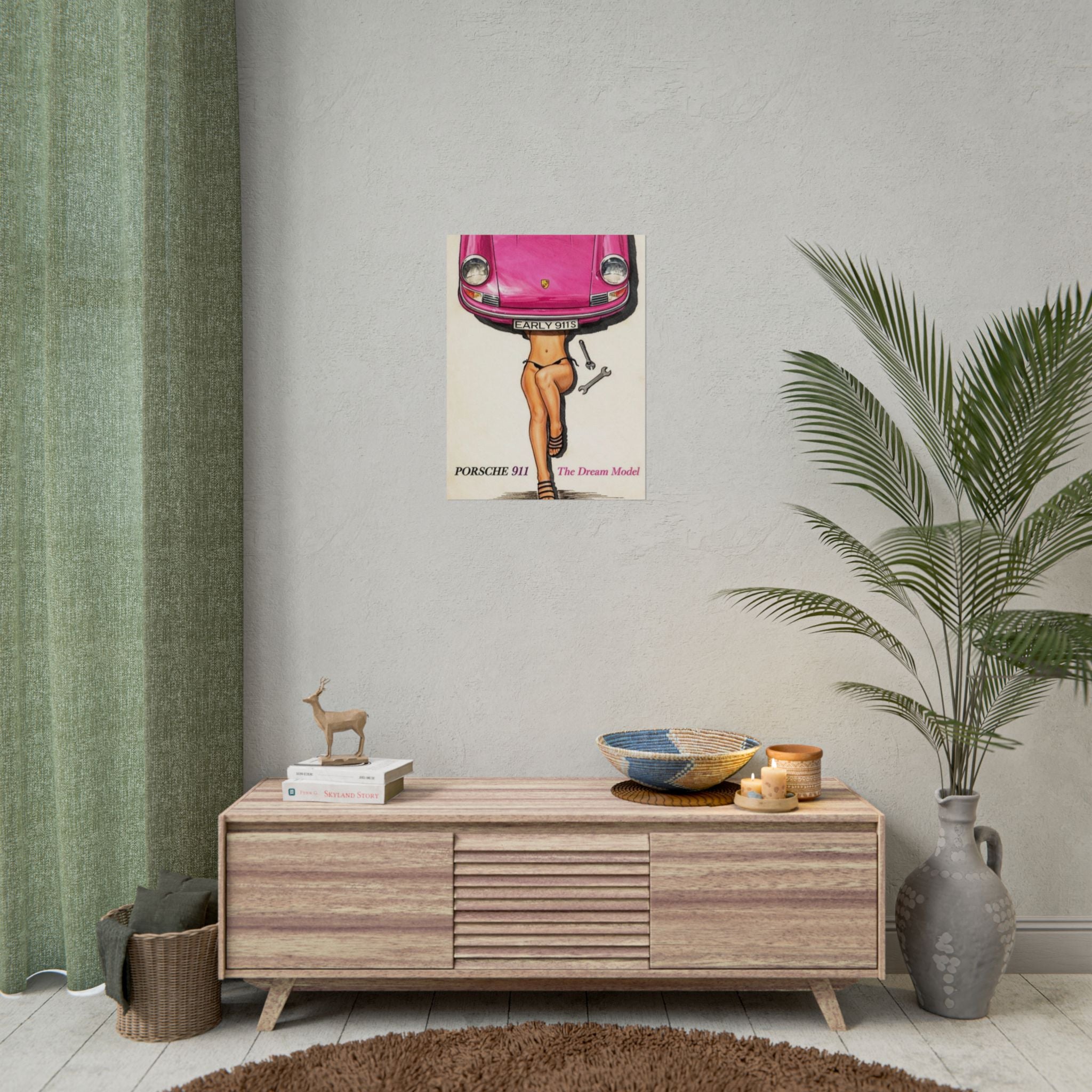 Rolled Poster — Vintage Porsche 911 'The Dream Model'