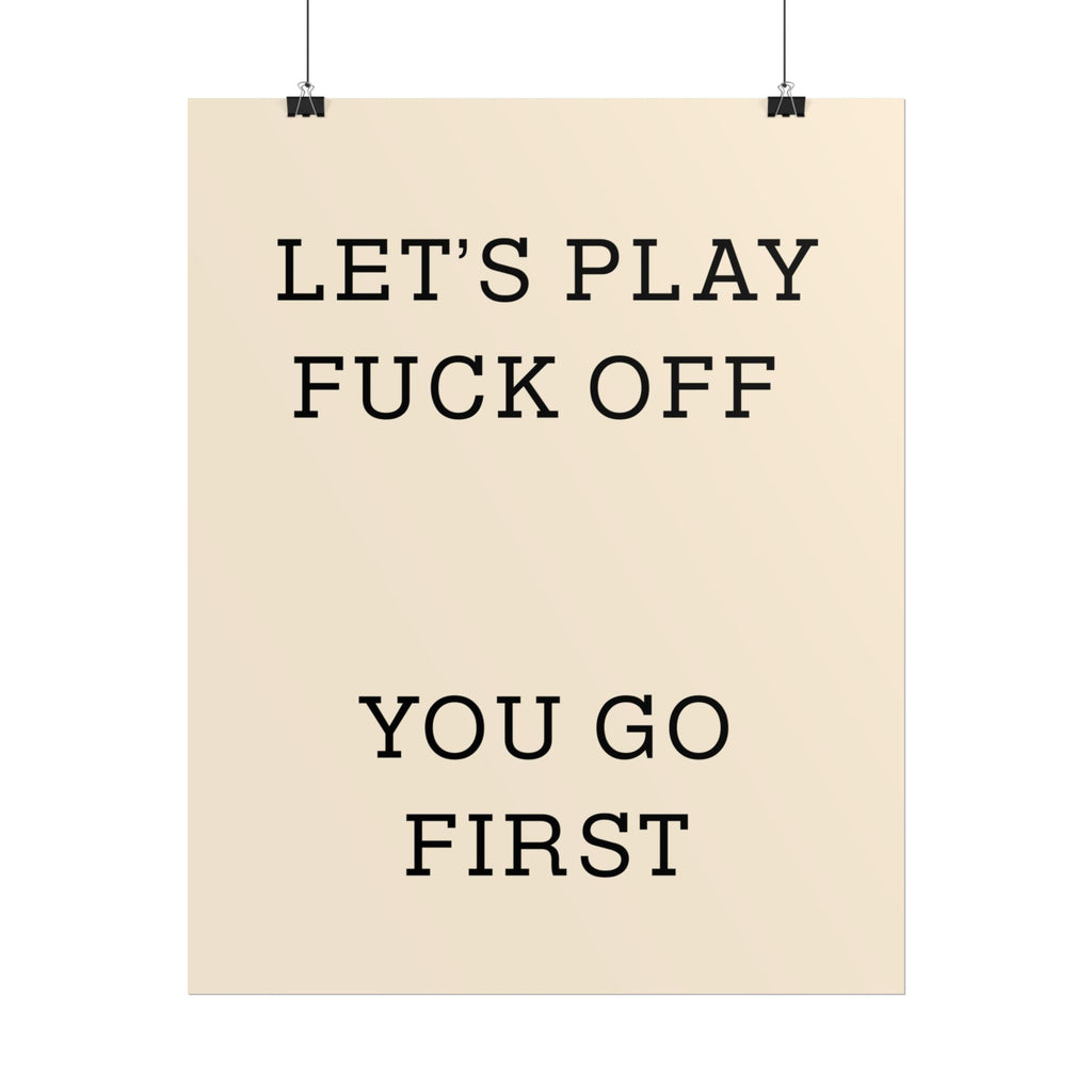 Rolled Posters - Lets Play