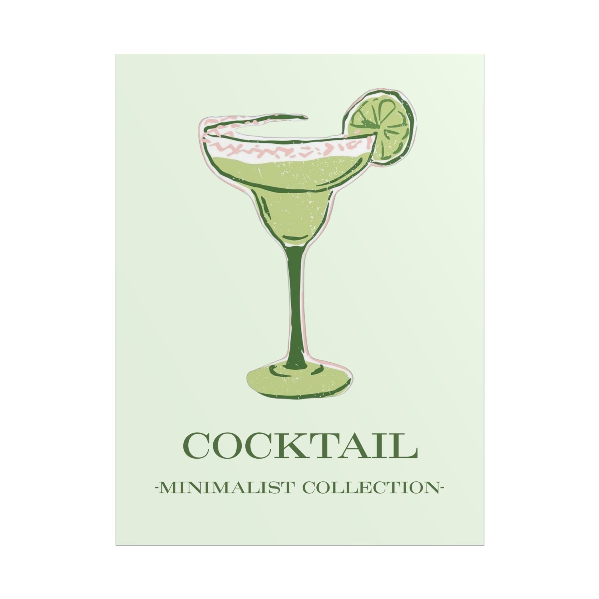 Rolled Posters - Green Cocktail