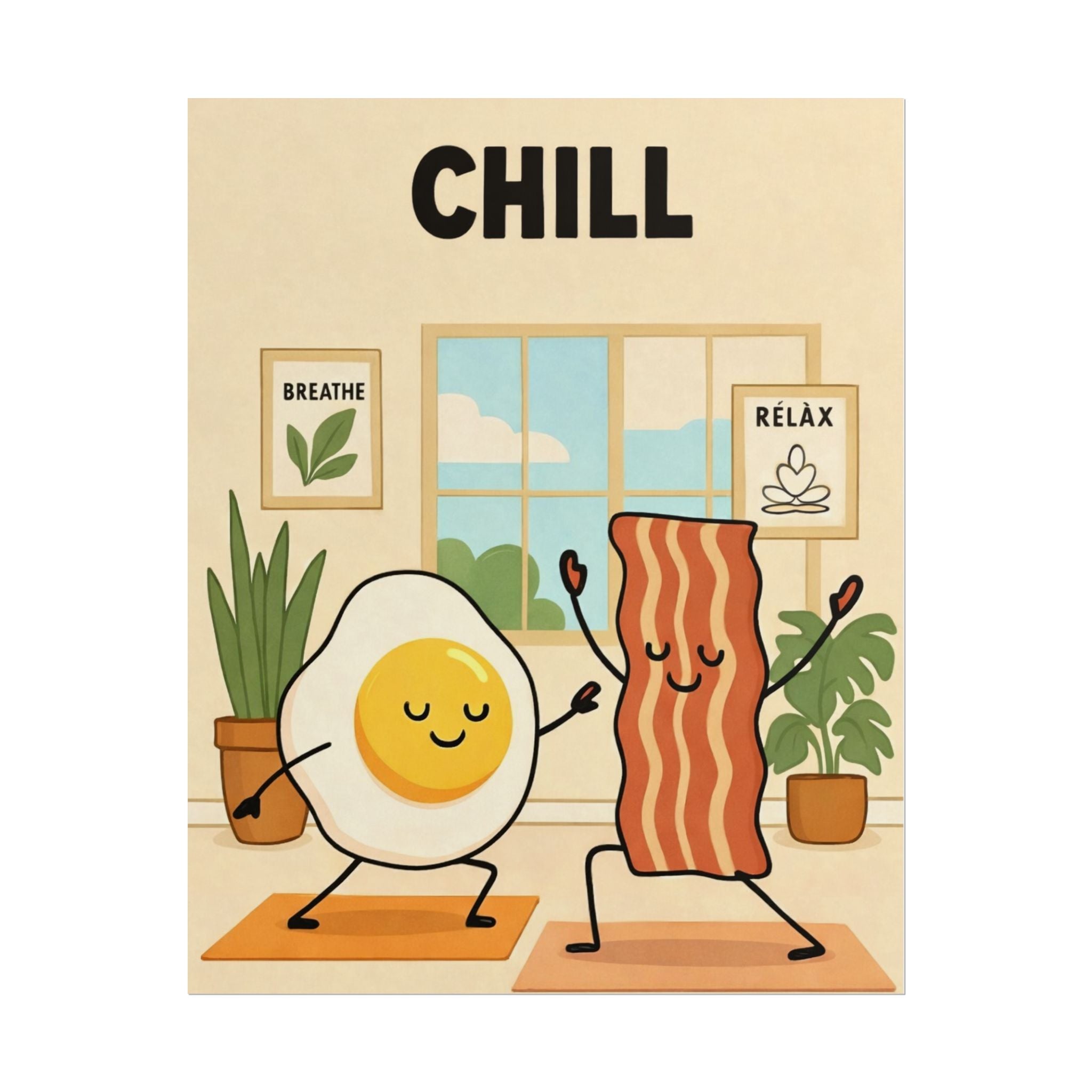 Rolled Poster- Chill Breakfast