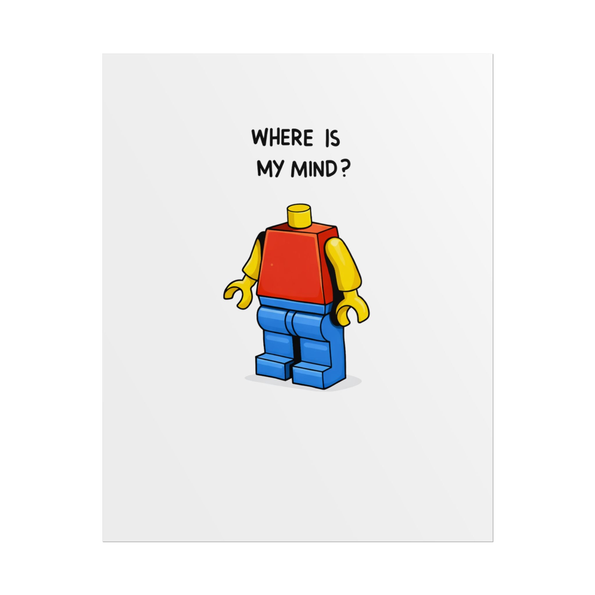 Rolled Poster — Where Is My Mind?