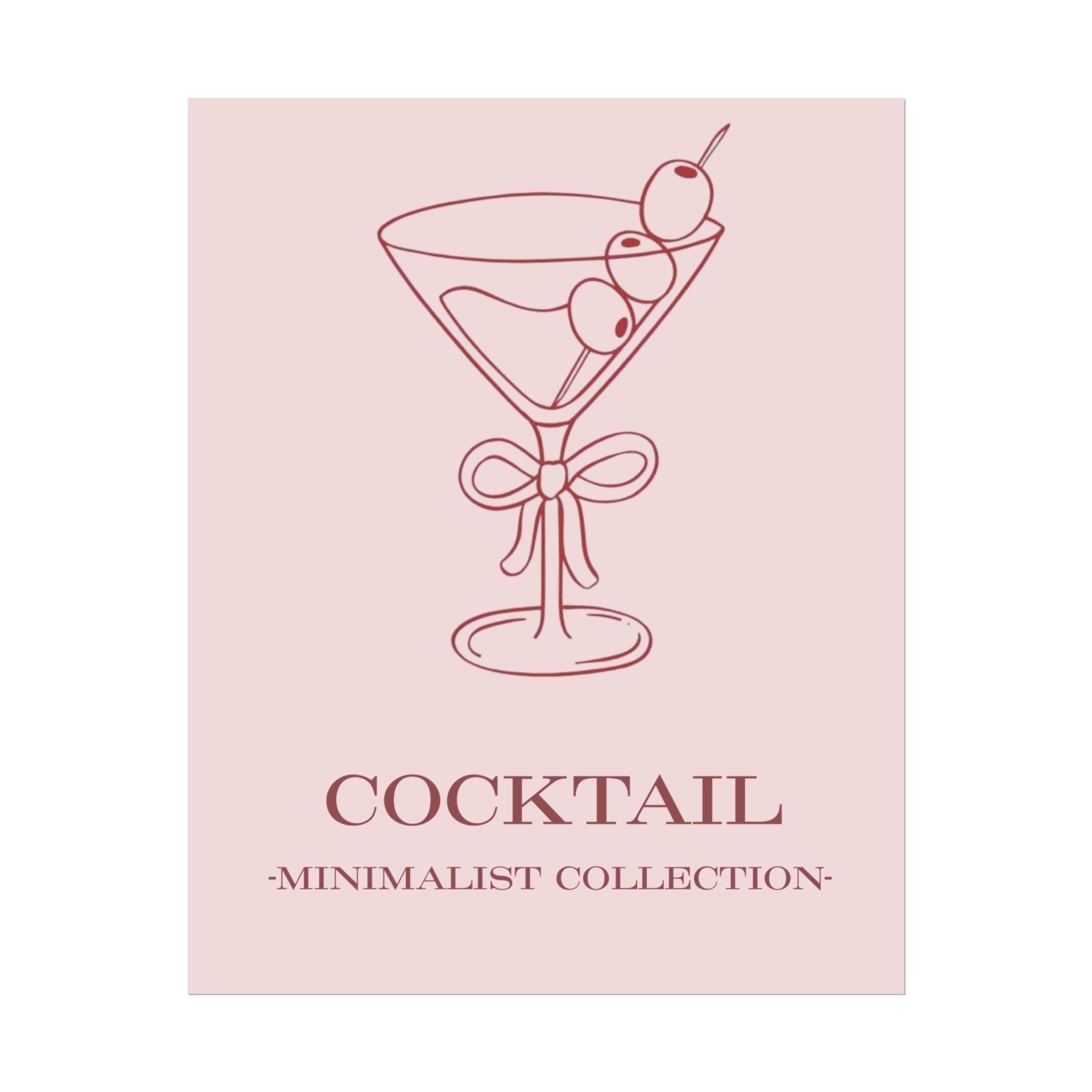 Rolled Posters- Pink Cocktail