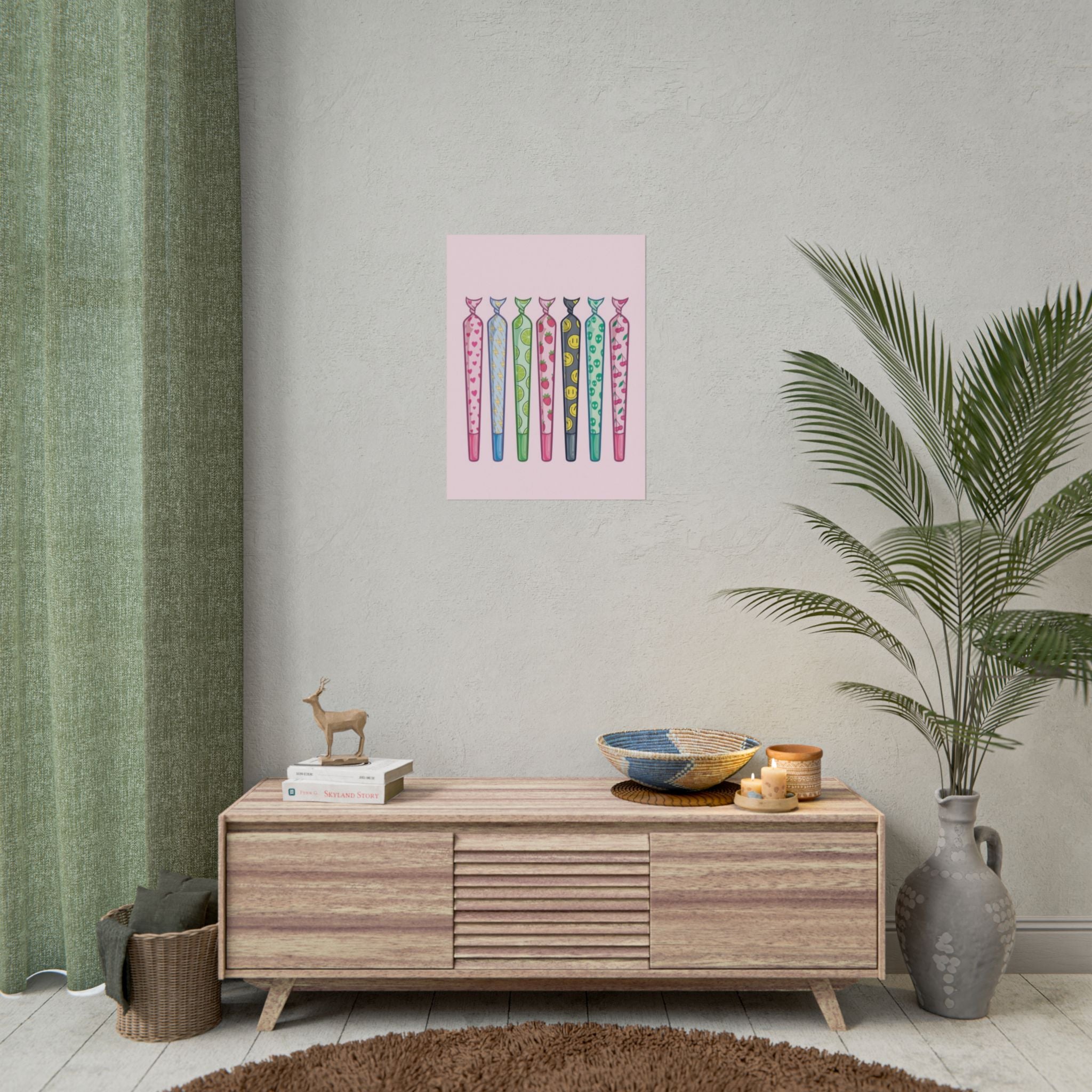 Rolled Posters — Cute Patterned Blunts