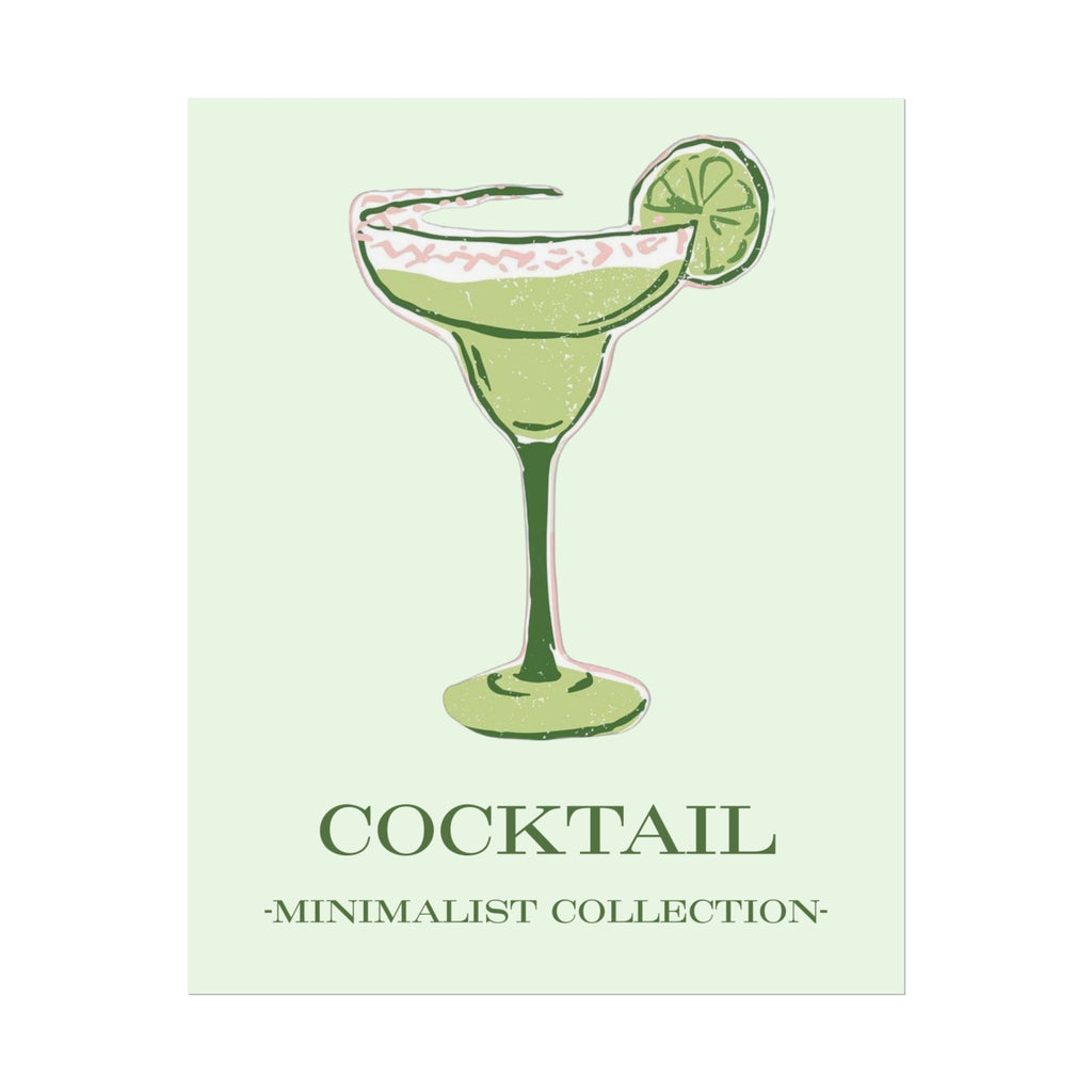 Rolled Posters - Green Cocktail