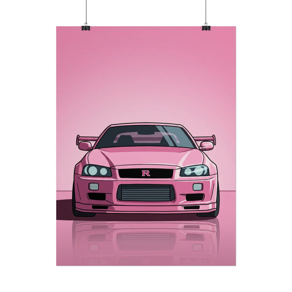Rolled Poster- Nissan GTR.
