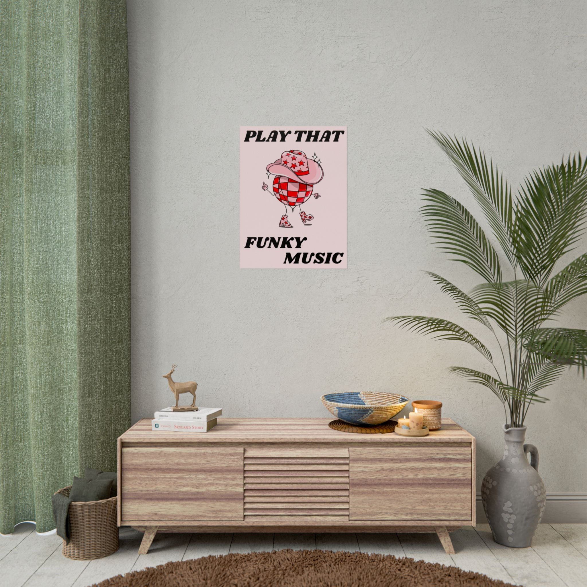 Rolled Poster — Play That Funky Music