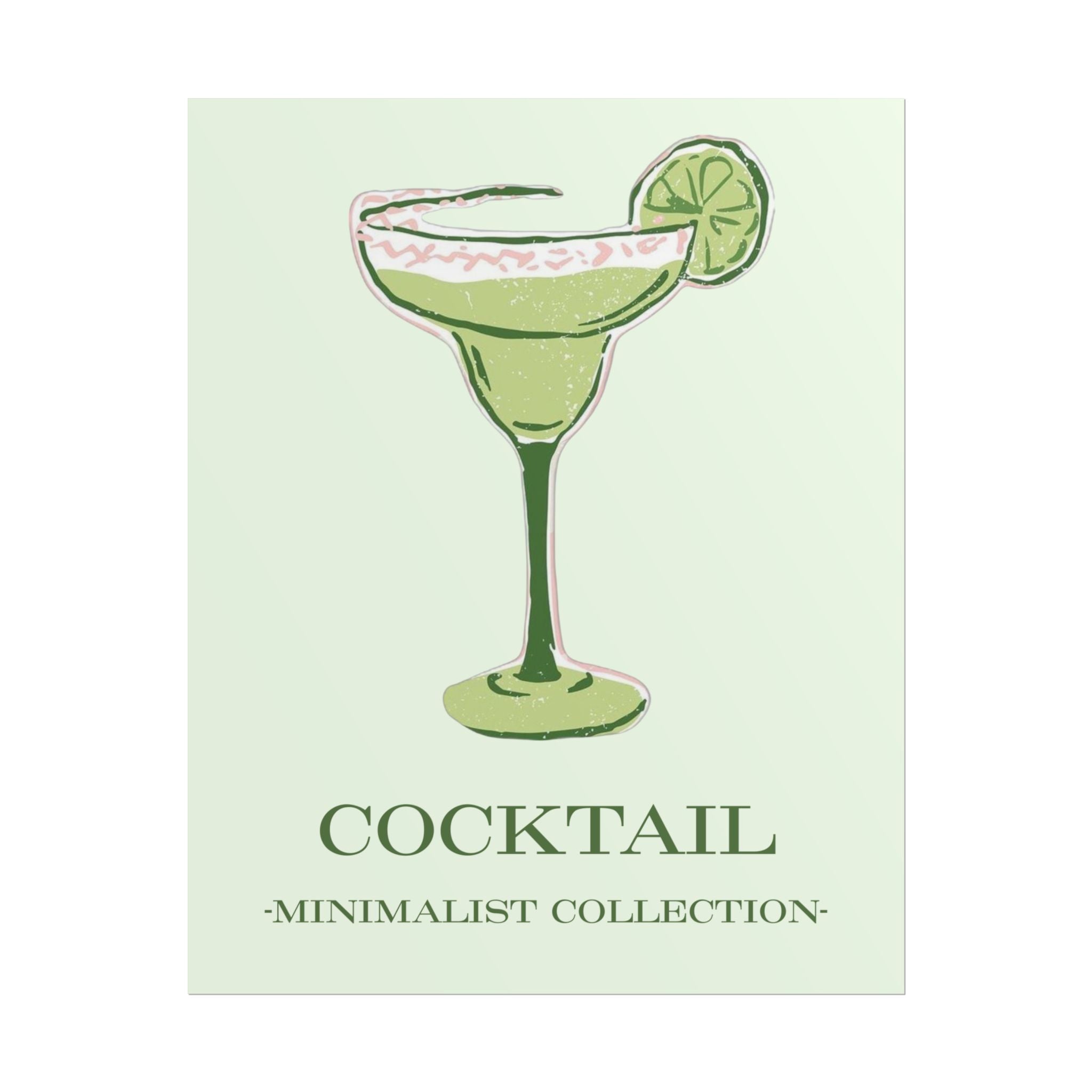 Rolled Posters - Green Cocktail