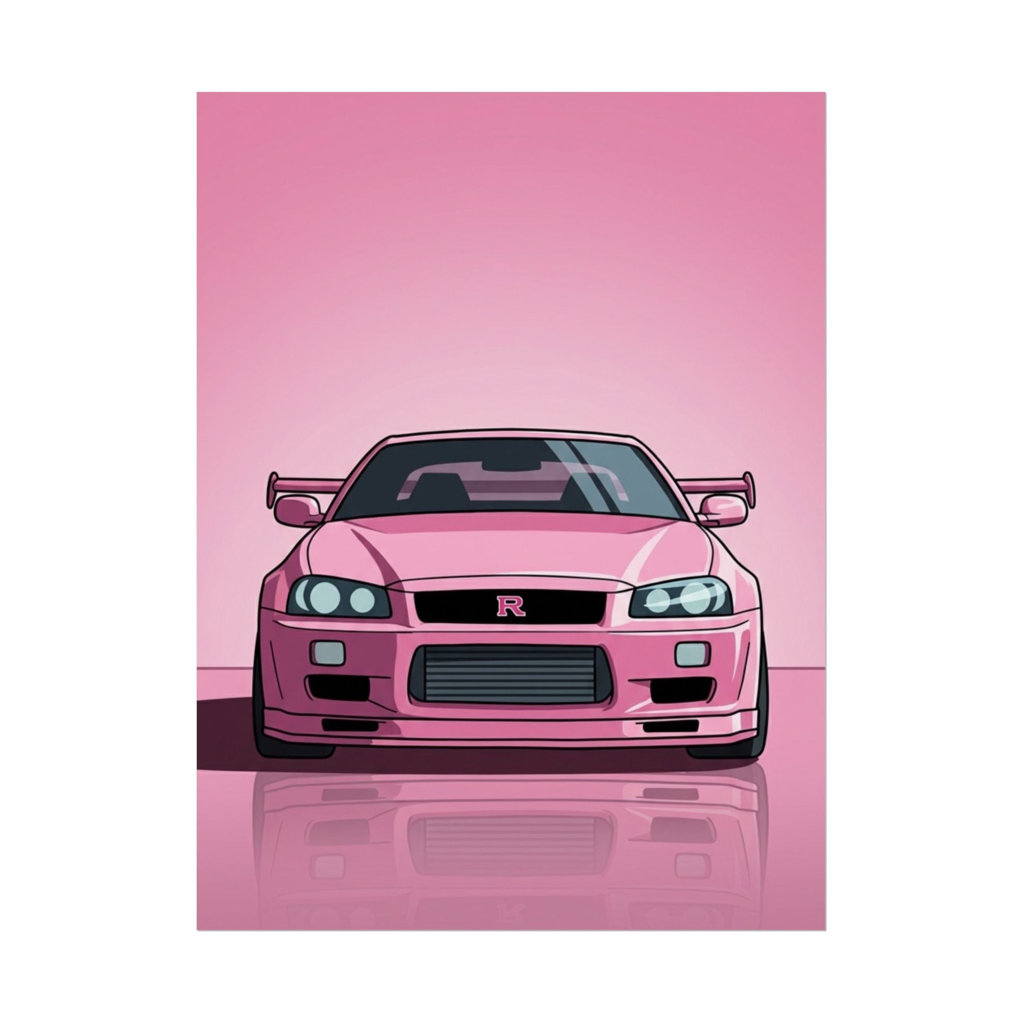 Rolled Poster- Nissan GTR.