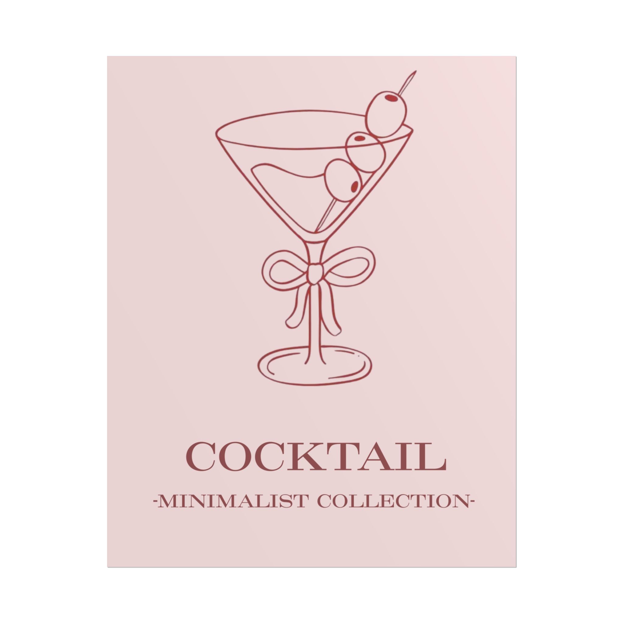 Rolled Posters- Pink Cocktail
