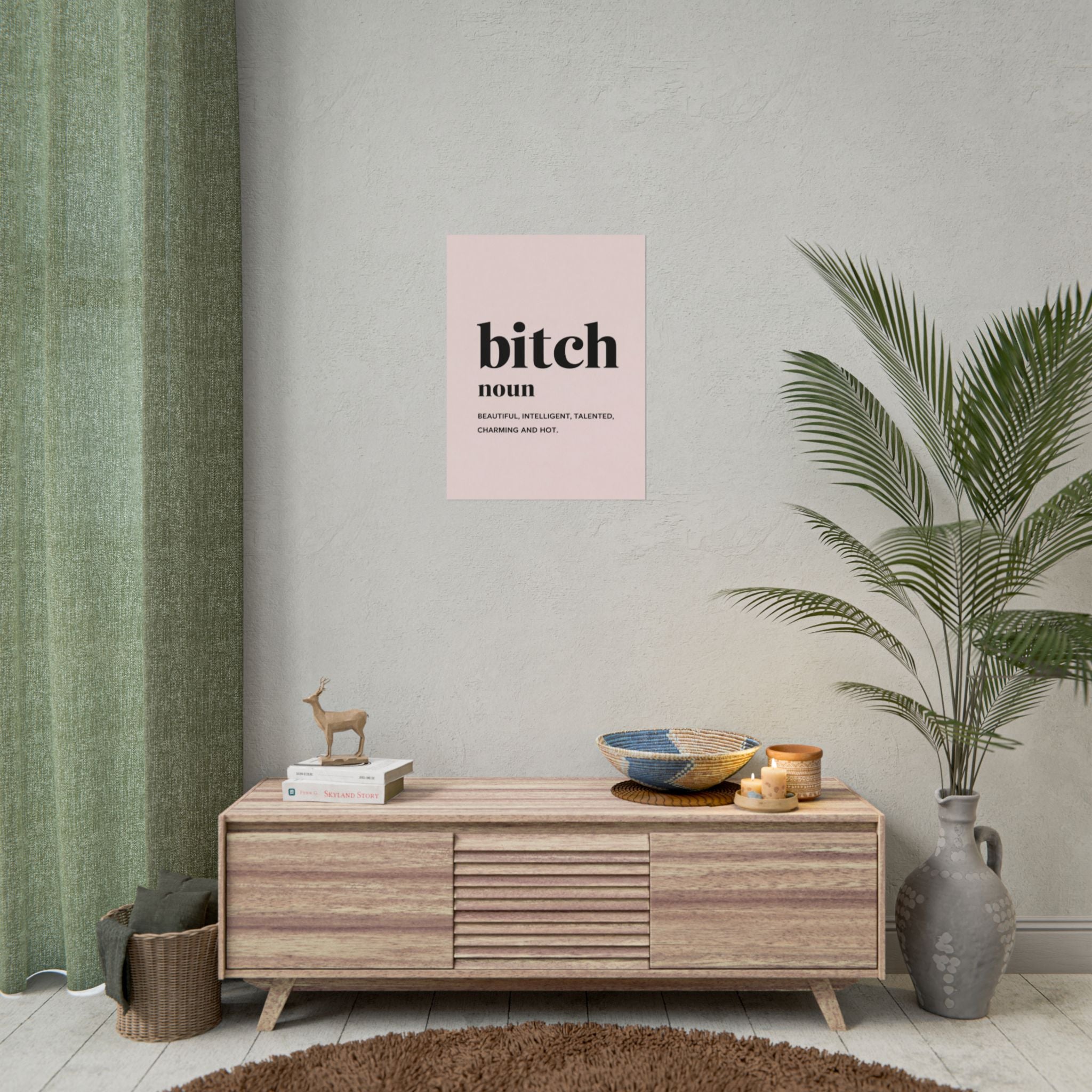 Rolled Poster — Bitch